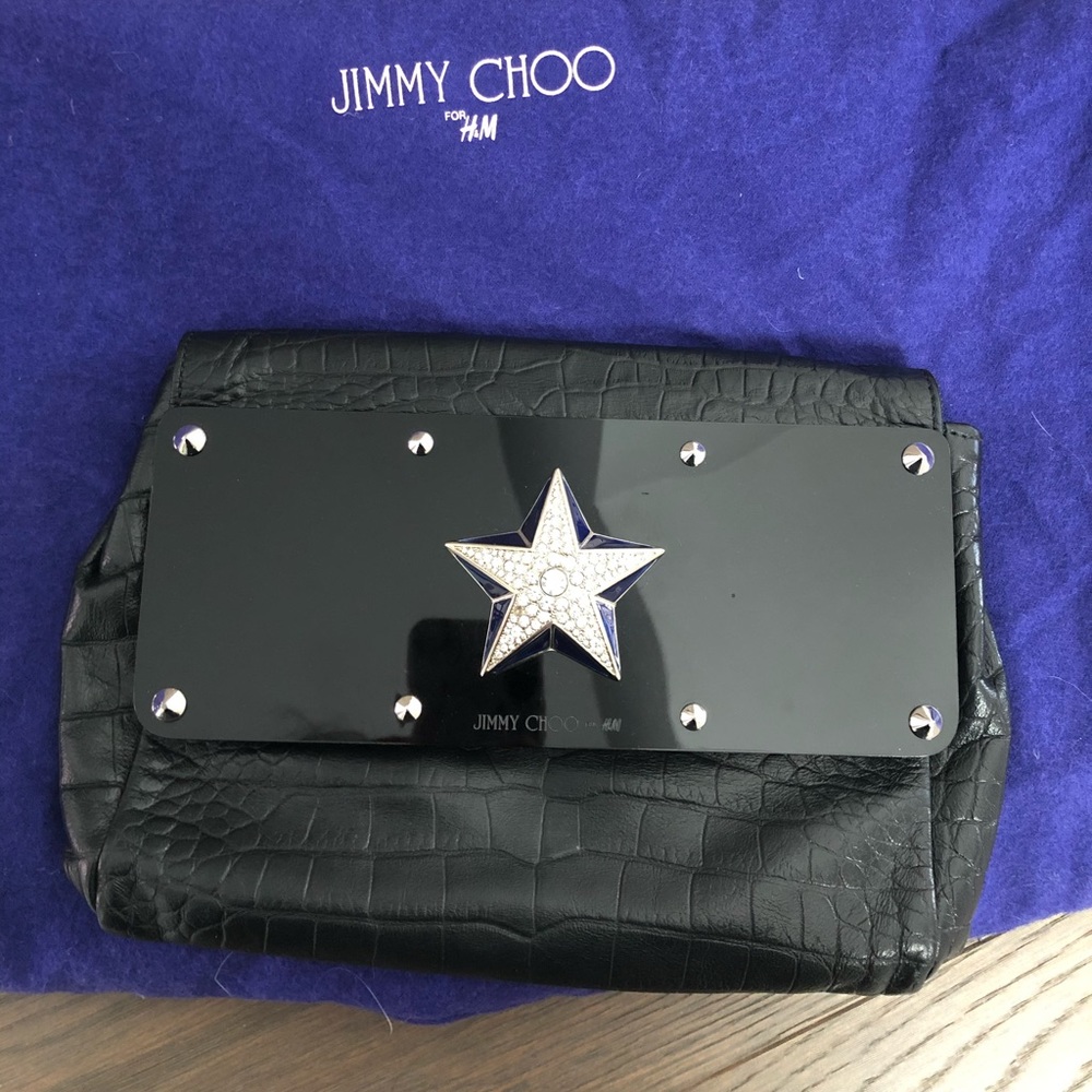 Jimmy choo H&M clutch
